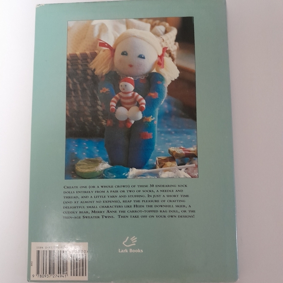 Sock Doll WorkShop By Cindy Crandall- Frazier Size:OS Lark Books - Picture 4 of 4
